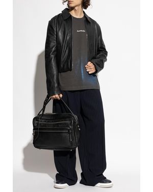 Acne Studios Leather Jacket - Black
