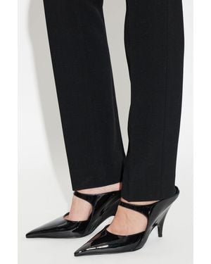 Ferragamo 'Jasir' Wedge Mules - Black