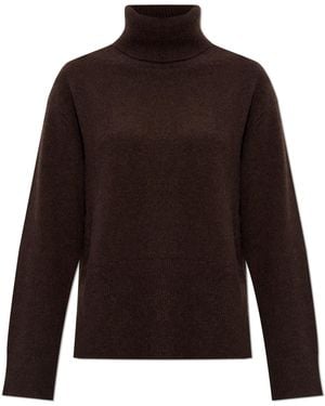 Samsøe & Samsøe Wool Turtleneck 'Samartina' - Brown