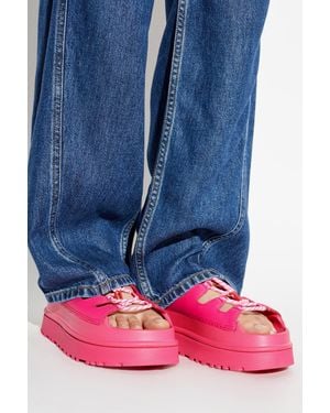 UGG Platform Sandals 'Goldenglow Toggle' - Blue