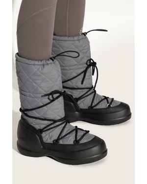 Moon Boot Snow Boots 'Mezzaluna Quilted' - Gray