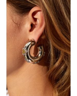 Marni Hoop Earrings - Brown
