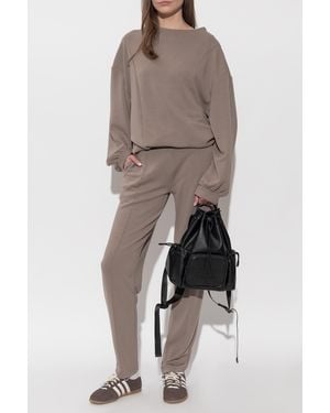 EA7 Tracksuit Set: Sweatshirt And Pants - Natural