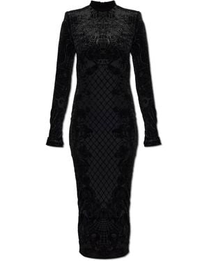 Balmain Velvet Dress - Black