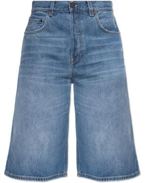 Haikure "New Becky" Denim Shorts - Blue
