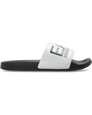 EA7 Rubber Flip-Flops - White