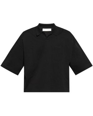 Fear Of God Polo With Embroidered Logo - Black