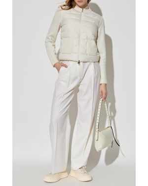 Moncler Creased Pants - White