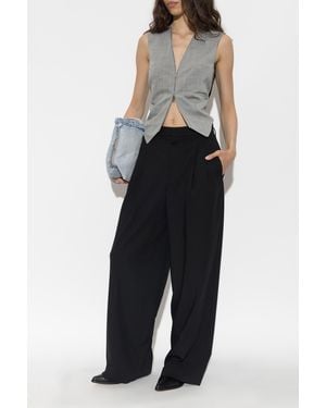Alexander Wang Vest Made From Combined Materials - Black
