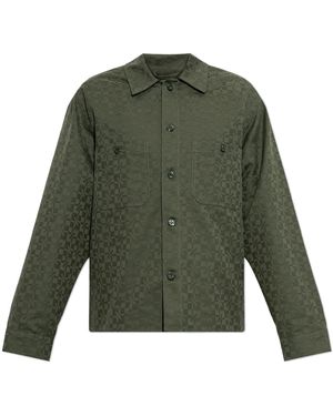 KENZO Shirt With Monogram - Green