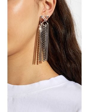 Off-White c/o Virgil Abloh Long Earrings - Metallic