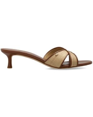 MICHAEL Michael Kors Heeled Mules "Cassidy" - Natural