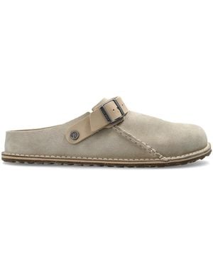 Birkenstock 'Lutry Premium Suede' Shoes - White