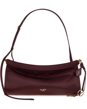 Alaïa "Le Click East West Medium" Shoulder Bag - Purple