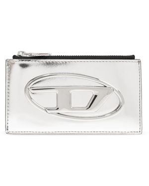 DIESEL '1Dr 1Dr Card Holder' Wallet - Grey