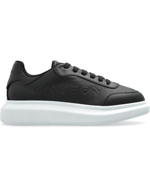 McQueen Leather Sports Shoes - Black