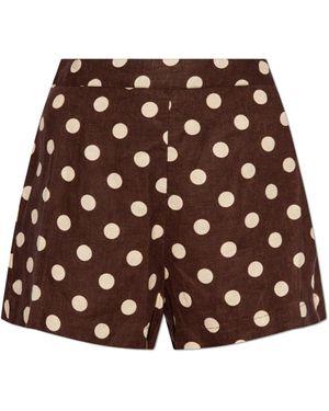 Posse Polka Dot 'Perri' Shorts, ' - Brown