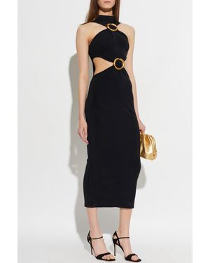 cult gaia ambar knit dress in Black Swimdress