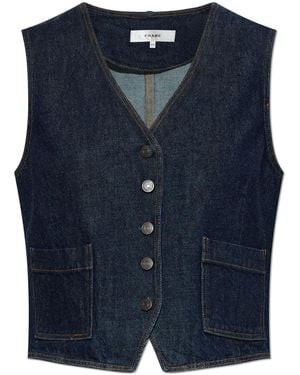 FRAME Denim Vest - Blue