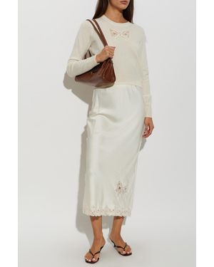 LoveShackFancy 'Mingley' Sweater - Natural