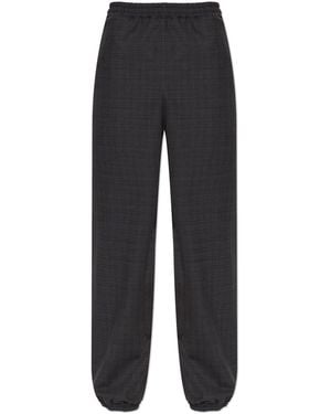 Moschino Wide-Leg Trousers - Black