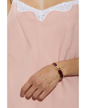 Tory Burch Bracelet With Logo - Natural