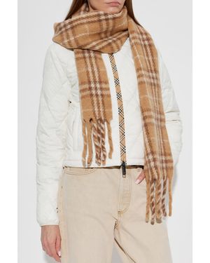 Burberry Wool Scarf - Natural
