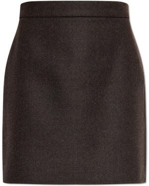 Max Mara Wool Skirt 'Acinoso' - Black