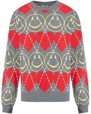 Moschino Wool Jumper - Red