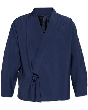 KENZO Kimono With Logo - Blue