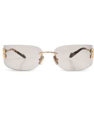 Miu Miu Sunglasses 'A51S' - Metallic