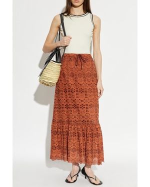 Paul Smith Lace Skirt - Orange