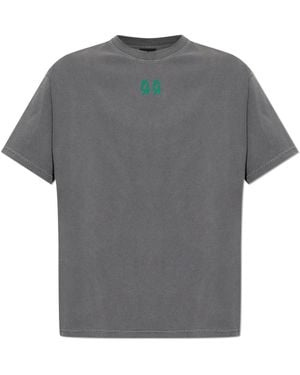44 Label Group T-Shirt With Logo - Grey