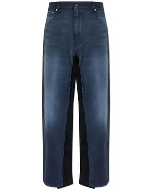 Balenciaga Wide-Leg Jeans - Blue