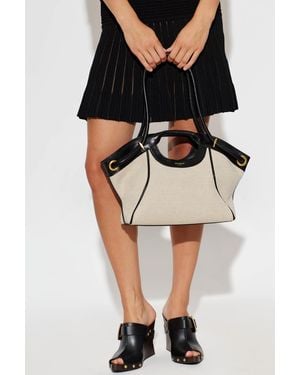 Balmain Bag With Printed Logo - Black