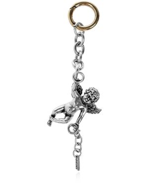 DIESEL 'Charm-Angel' Keychain - Metallic