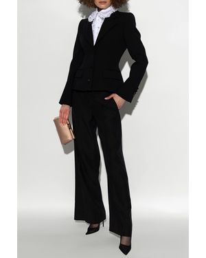Dolce & Gabbana Blazer With Notch Lapels - Black