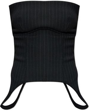 MISBHV Top With Exposed Shoulders - Black