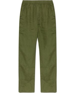 Samsøe & Samsøe Linen Trousers "Sajabari" - Green