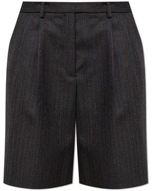 Jil Sander Wool Shorts - Black