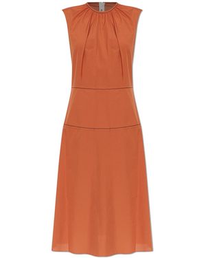 Marni Sleeveless Cotton Dress - Orange