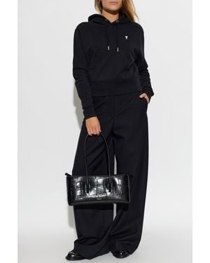 Ami Paris Cotton Hoodie - Black