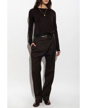 Studio Nicholson Wool Top 'Malin' - Black