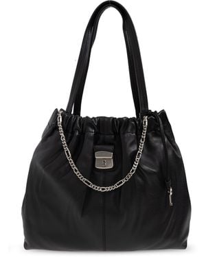 Marc Jacobs Leather Shoulder Bag - Black