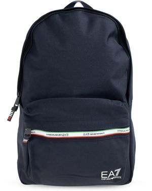 EA7 Backpack With Logo - Blue