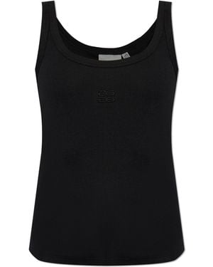 Gestuz Ribbed Top - Black