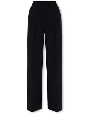 MICHAEL Michael Kors Pleat-Front Trousers - Black