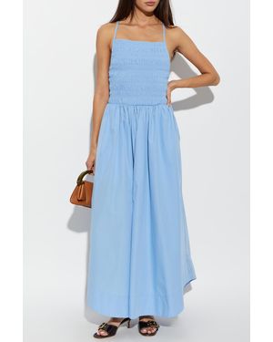 Ganni Backless Dress - Blue