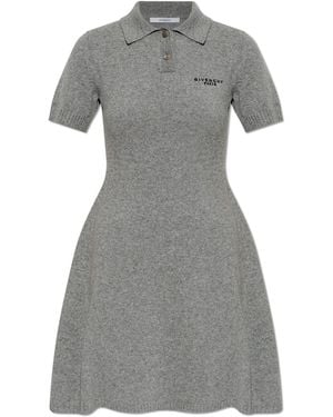 Givenchy Dress With Logo - Grey