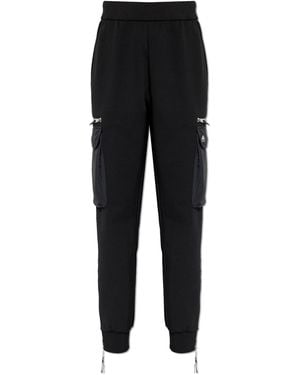 Moose Knuckles "Mix Media" Cargo Trousers - Black